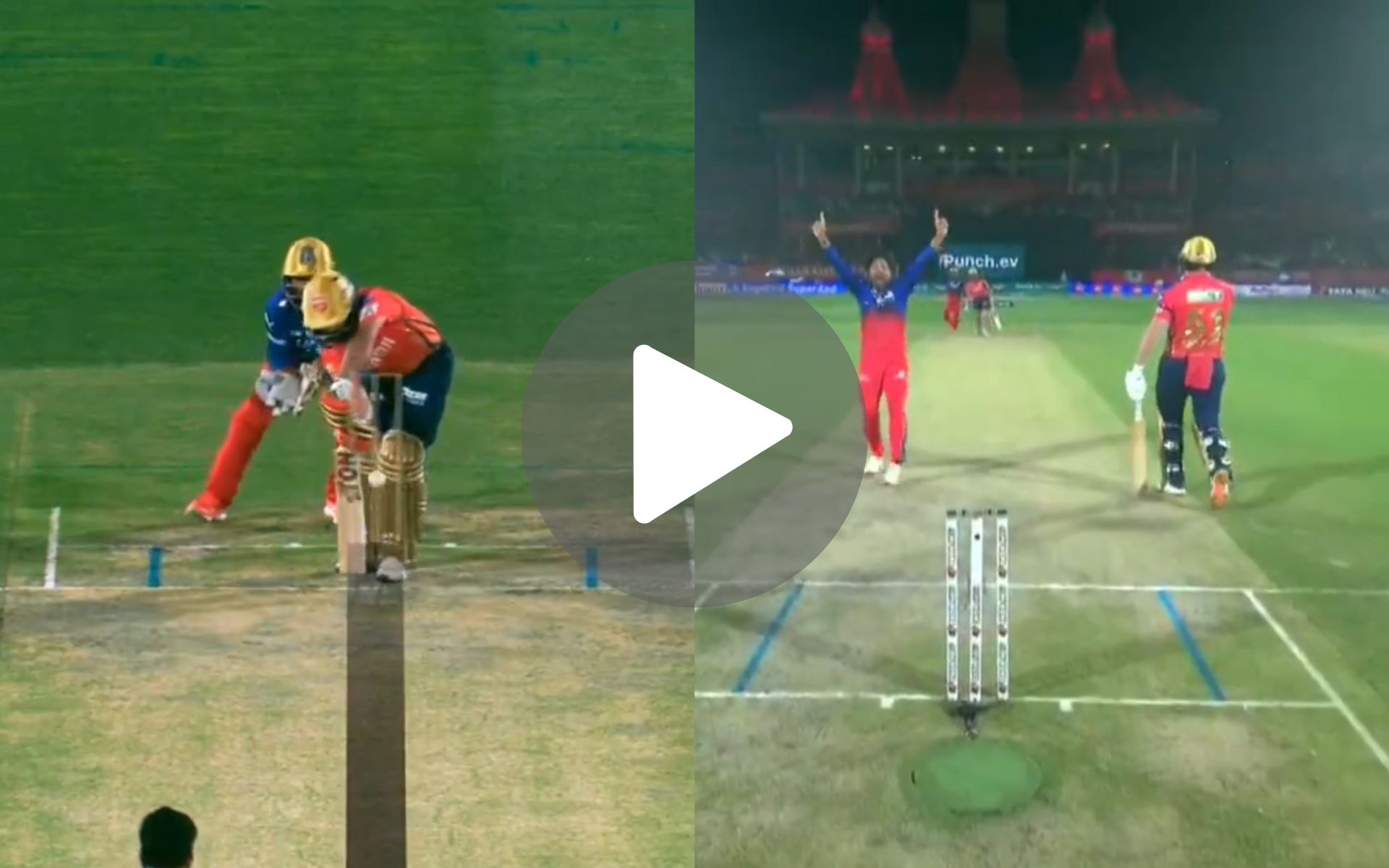 [Watch] Swapnil Singh Turns Into Jadeja; Traps Prabhsimran In Front Of Stumps In 1st Over